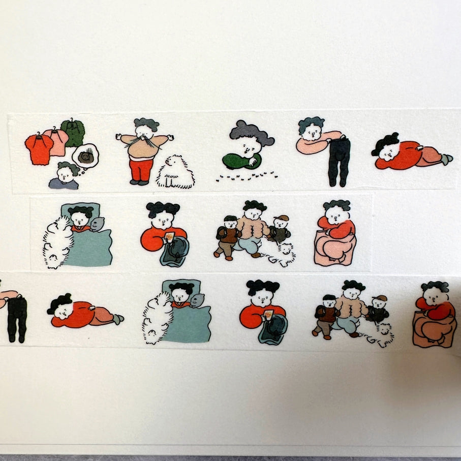 Nagaki Perm - Everyday Scenery 2 washi tape SAMPLES