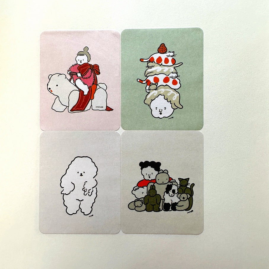 Nagaki Perm - Gentle Kanji sticky memo roll SAMPLES