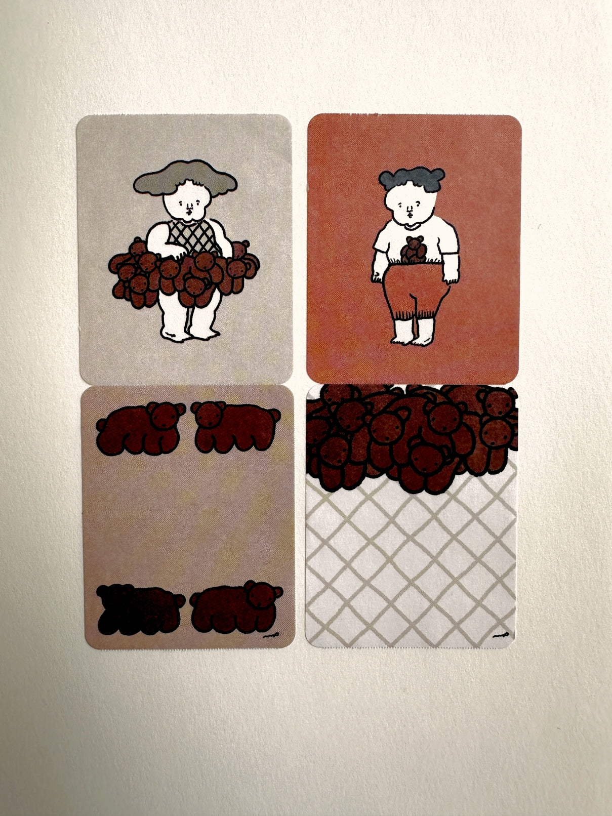 Nagaki Perm - Kumazukushi sticky memo roll SAMPLES