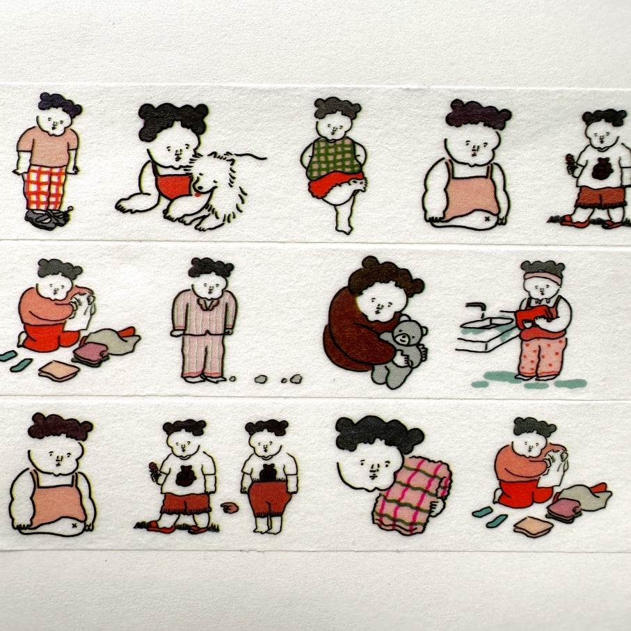 Nagaki Perm - Everyday Scenes 3 washi tape SAMPLES [COMING SOON]