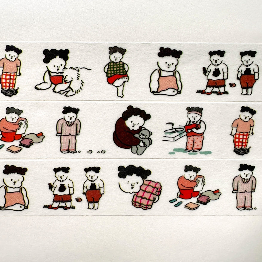 Nagaki Perm - Everyday Scenes 3 washi tape SAMPLES [COMING SOON]