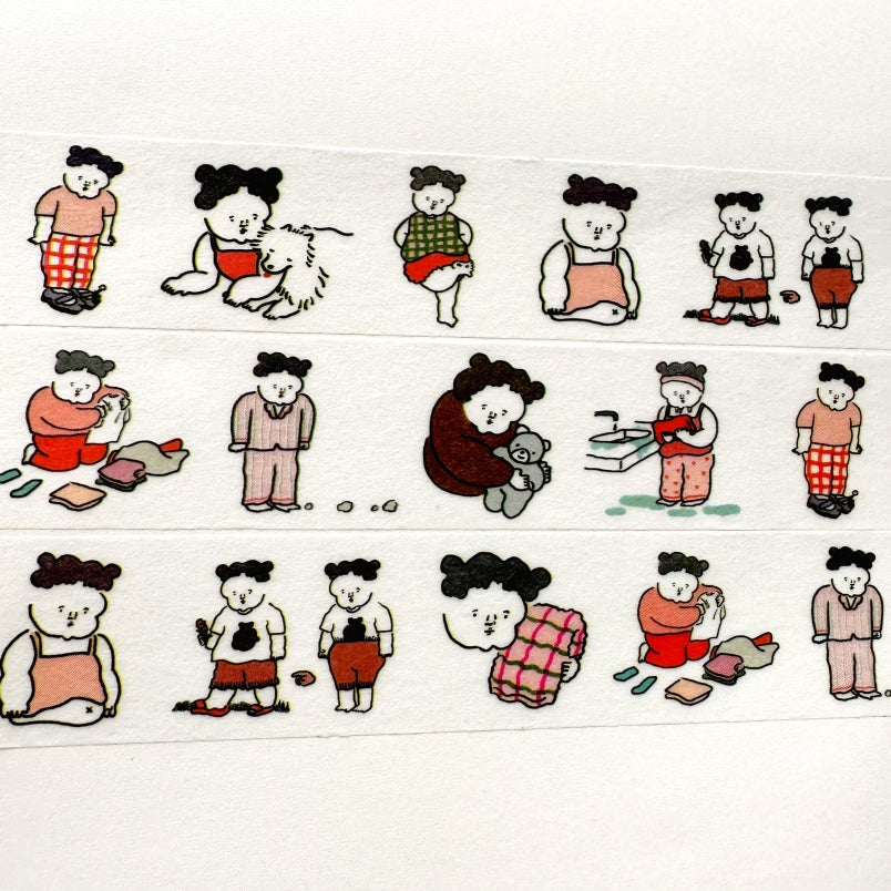 Nagaki Perm - Everyday Scenes 3 washi tape SAMPLES [COMING SOON]
