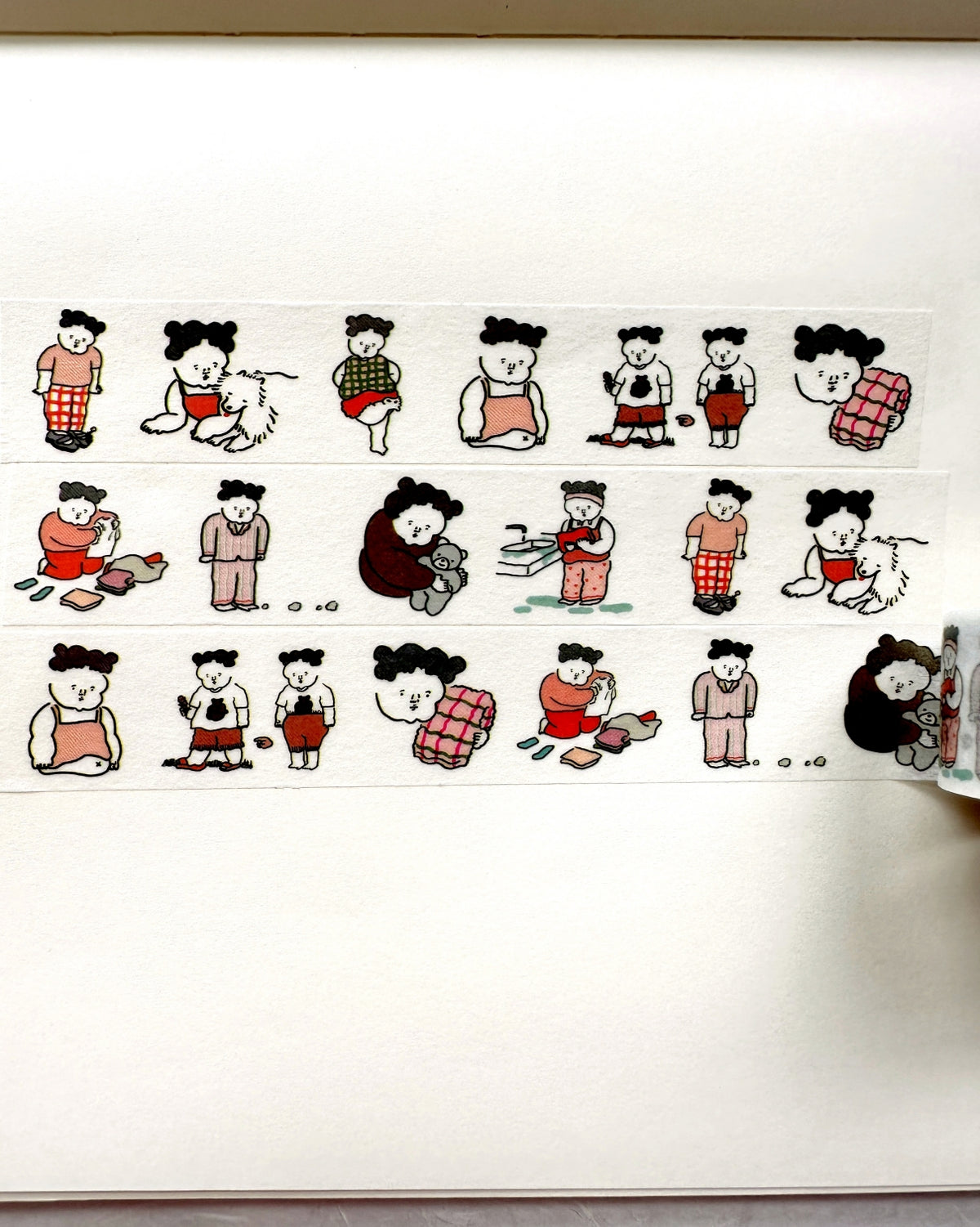 Nagaki Perm - Everyday Scenes 3 washi tape SAMPLES [COMING SOON]