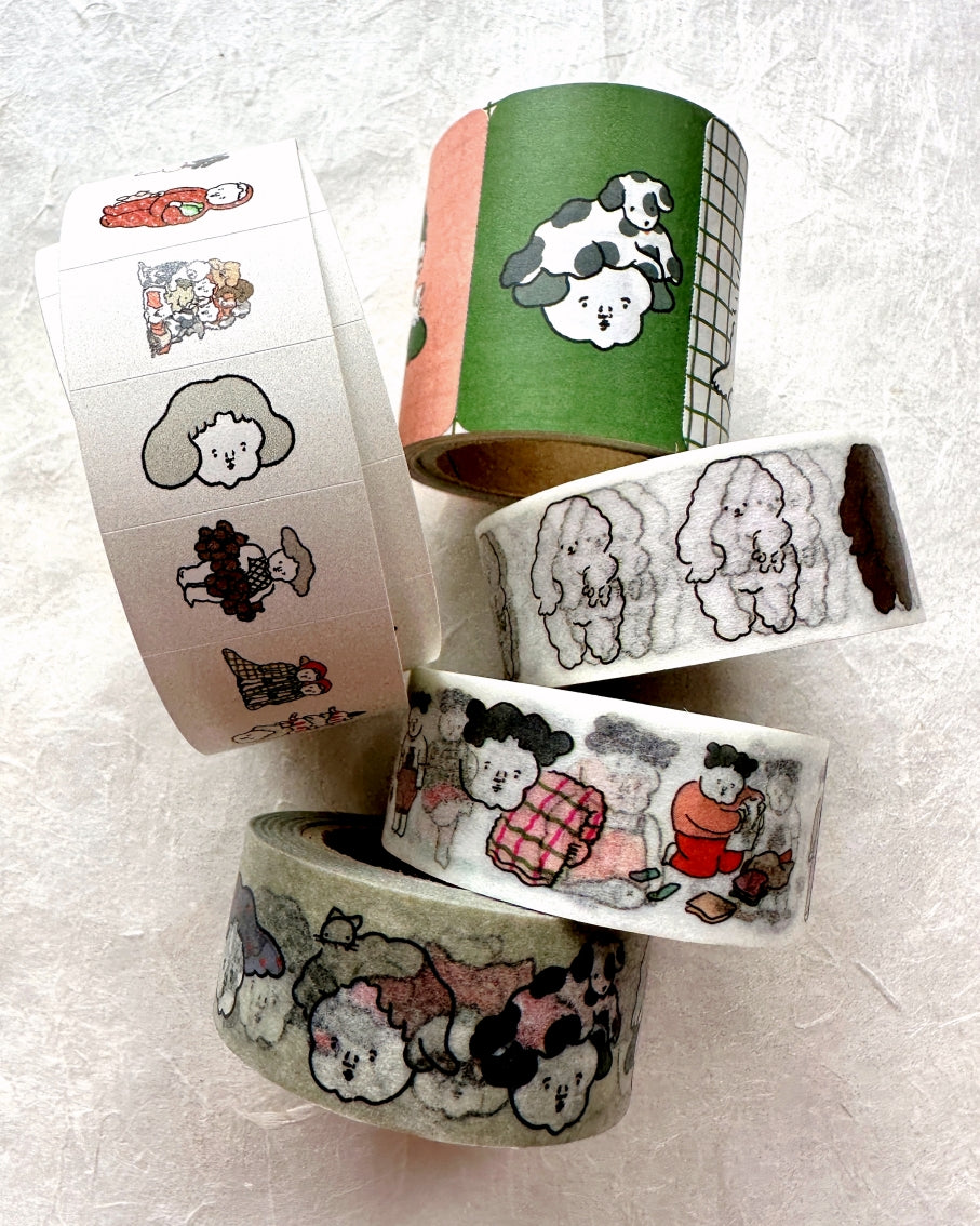 Nagaki Perm - Everyday Scenes 3 washi tape SAMPLES [COMING SOON]