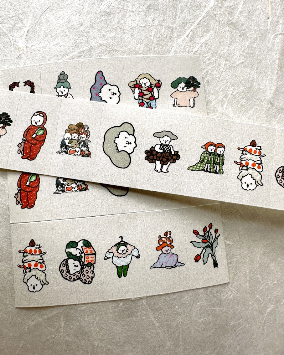 Nagaki Perm - Women label sticker roll SAMPLES [COMING SOON]