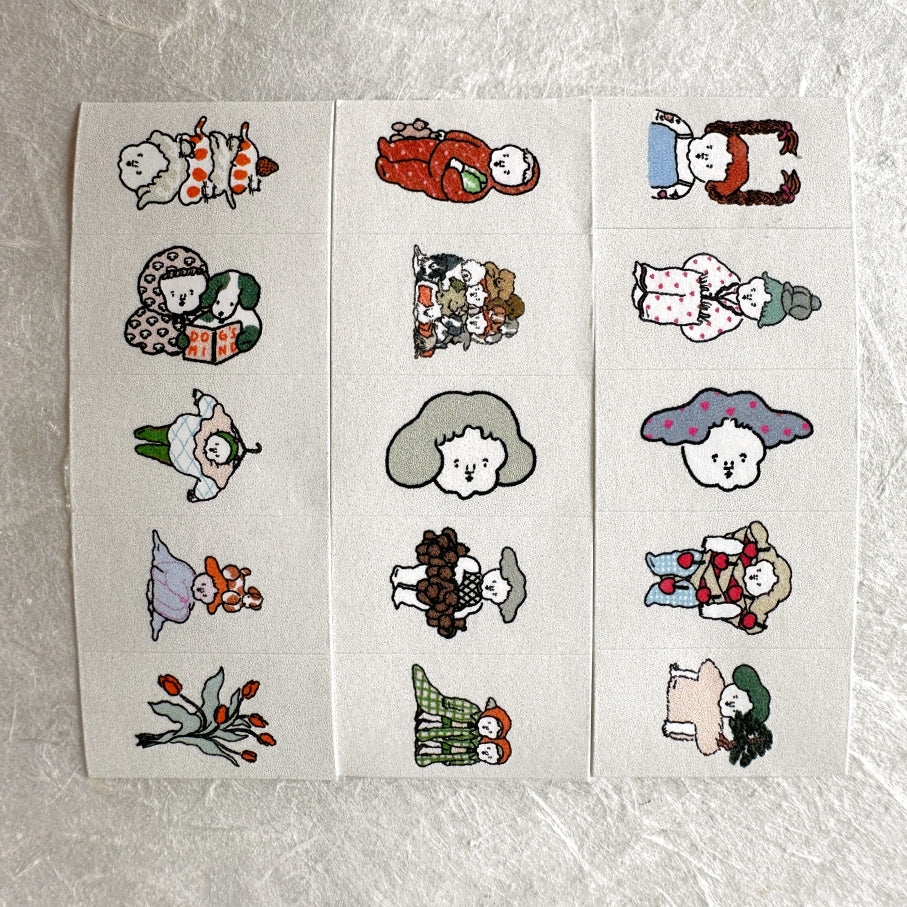 Nagaki Perm - Women label sticker roll SAMPLES [COMING SOON]