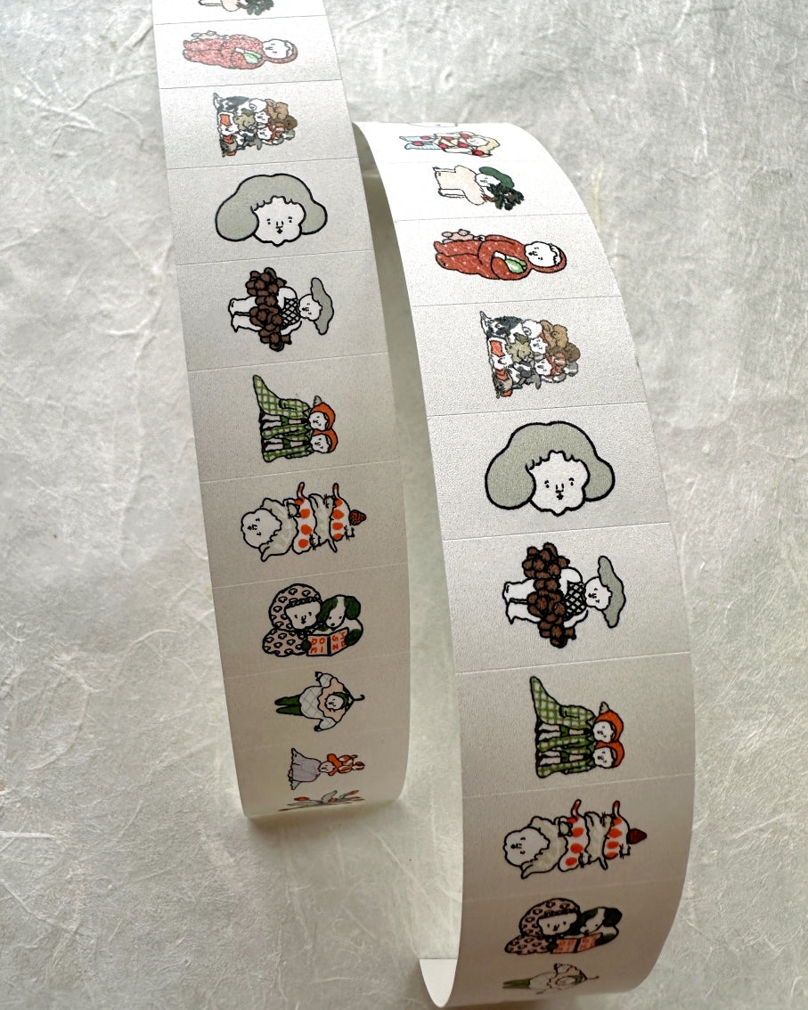 Nagaki Perm - Women label sticker roll SAMPLES [COMING SOON]