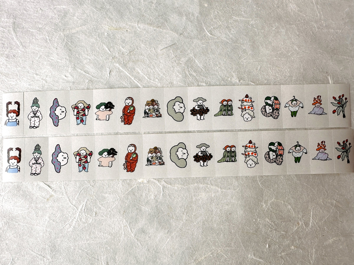 Nagaki Perm - Women label sticker roll SAMPLES [COMING SOON]