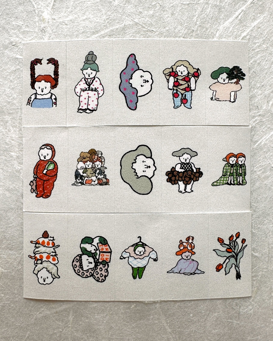 Nagaki Perm - Women label sticker roll SAMPLES [COMING SOON]