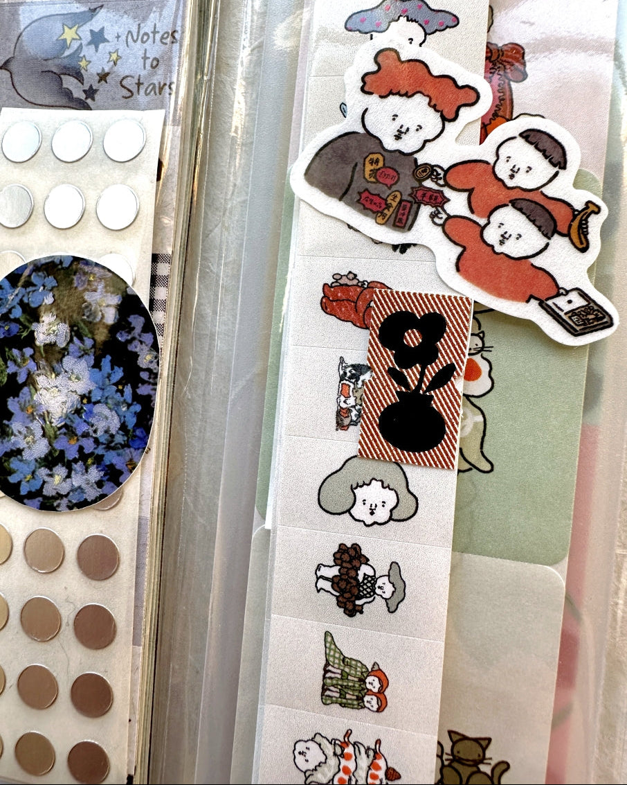 Nagaki Perm - Women label sticker roll SAMPLES