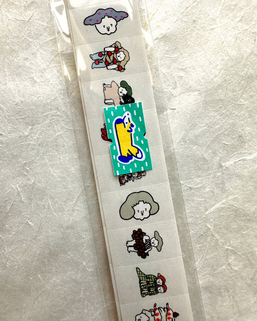Nagaki Perm - Women label sticker roll SAMPLES