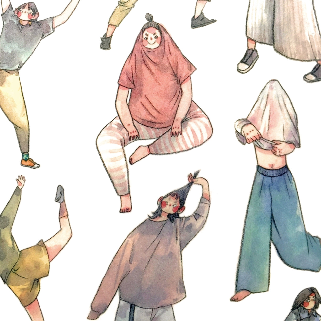 Idako - Out of the Ordinary washi tape (4 cm x 144 cm) SAMPLES