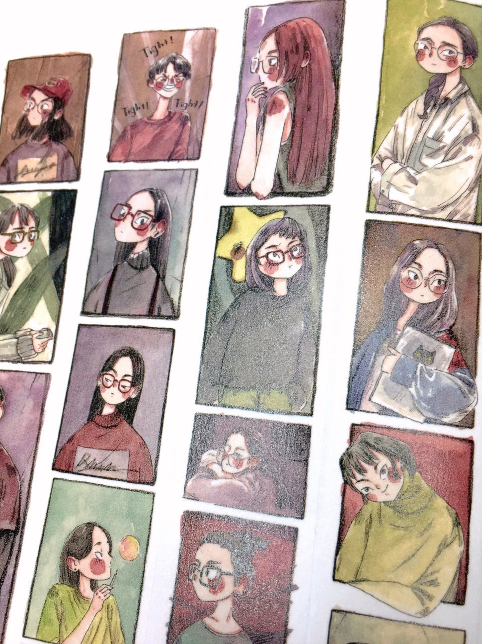 Nailyo - Stories washi tape (3 cm x 119 cm) SAMPLES