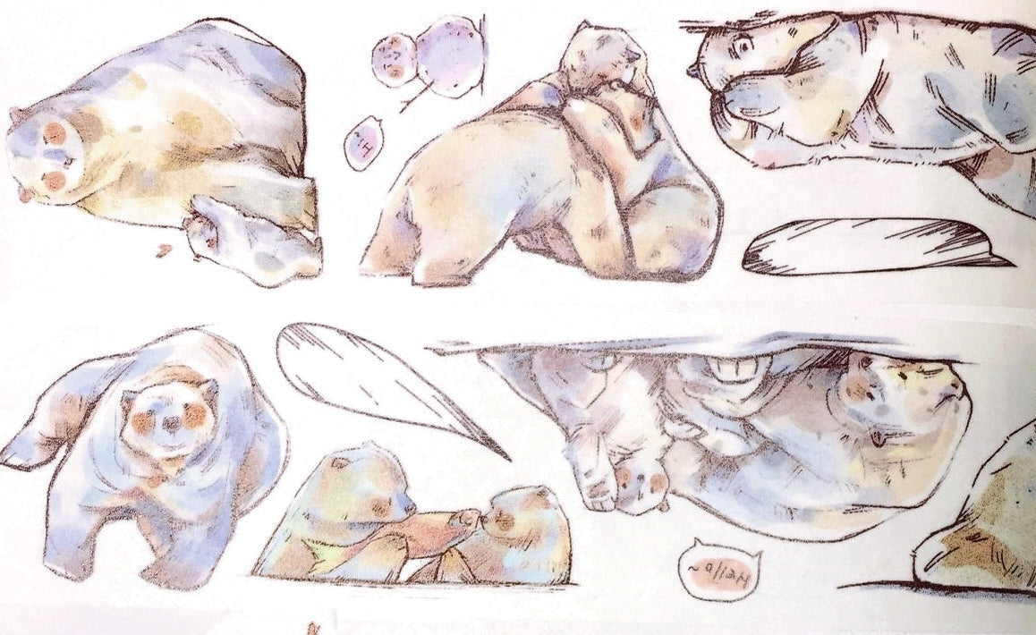 Idako - Little Winter washi tape (4 cm x 187 cm) SAMPLES
