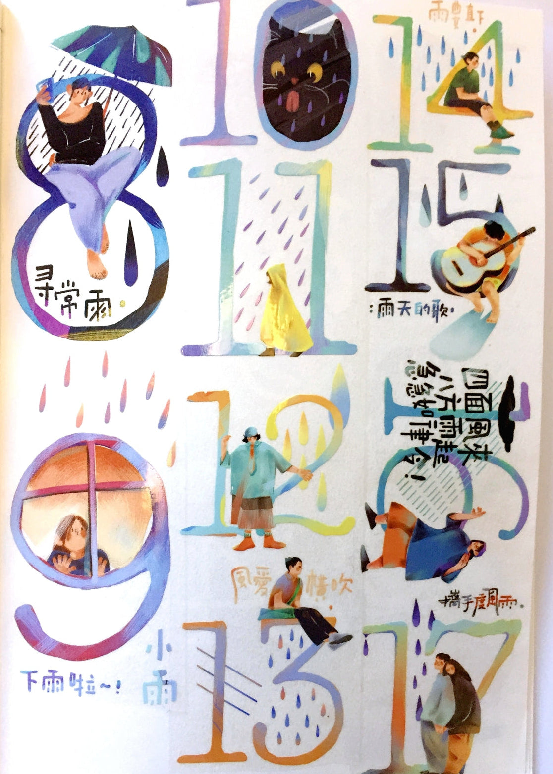 Nailyo - When Will It Rain? PET tape (5 cm x 185 cm) SAMPLES