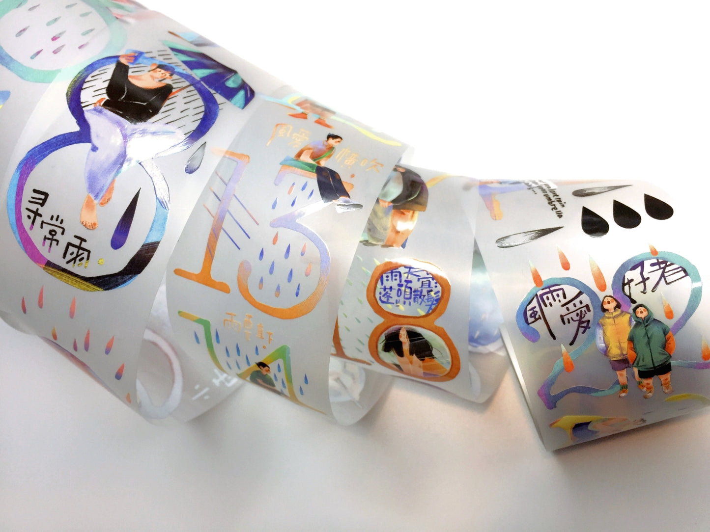 Nailyo - When Will It Rain? PET tape (5 cm x 185 cm) SAMPLES