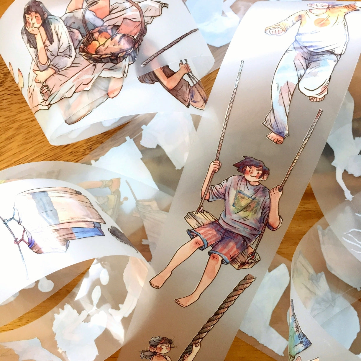 Idako - Sunny Day PET tape (5 cm x 280 cm) SAMPLES