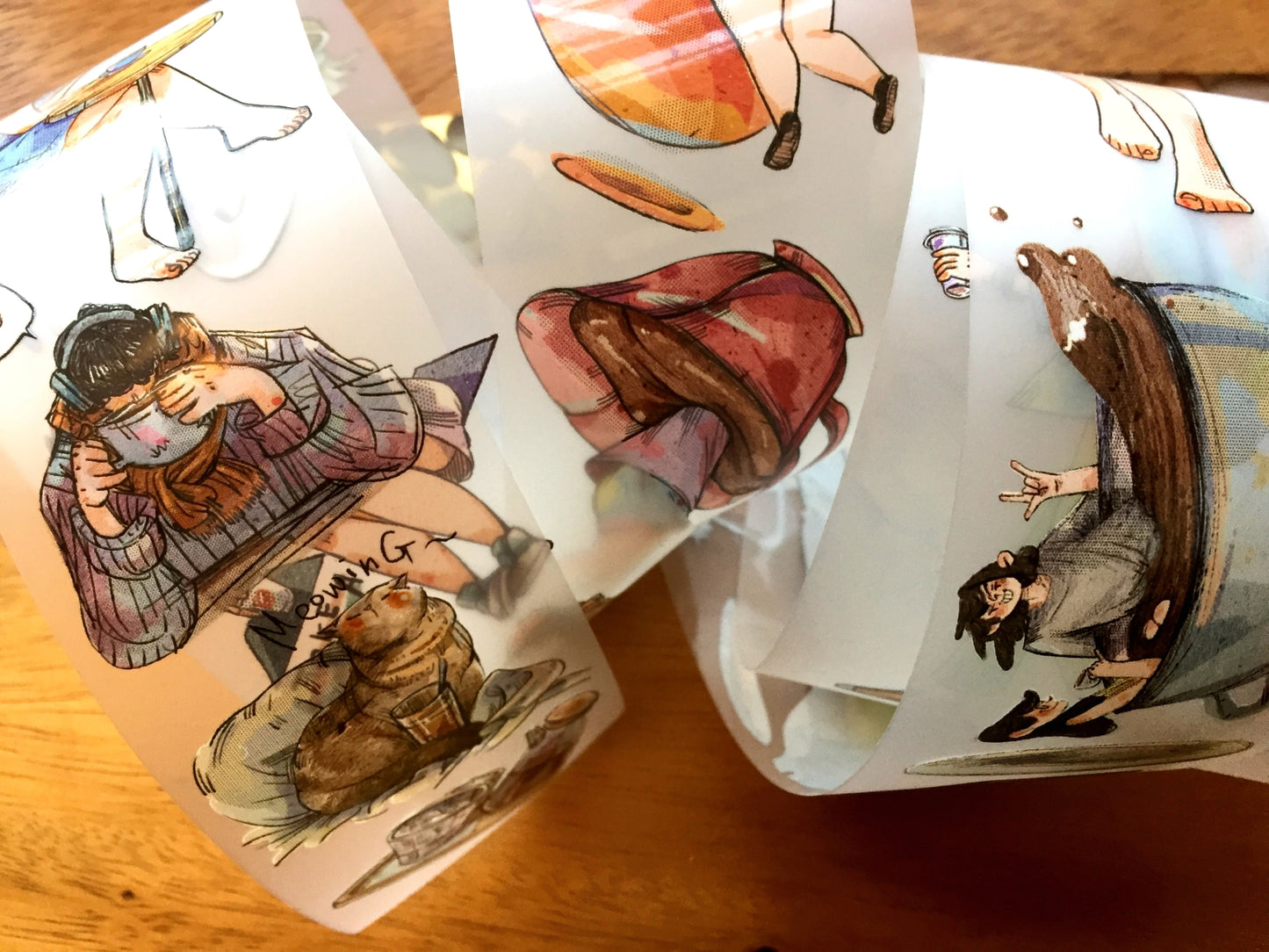 Idako - Coffee PLS PET tape (5 cm x 162 cm) SAMPLES
