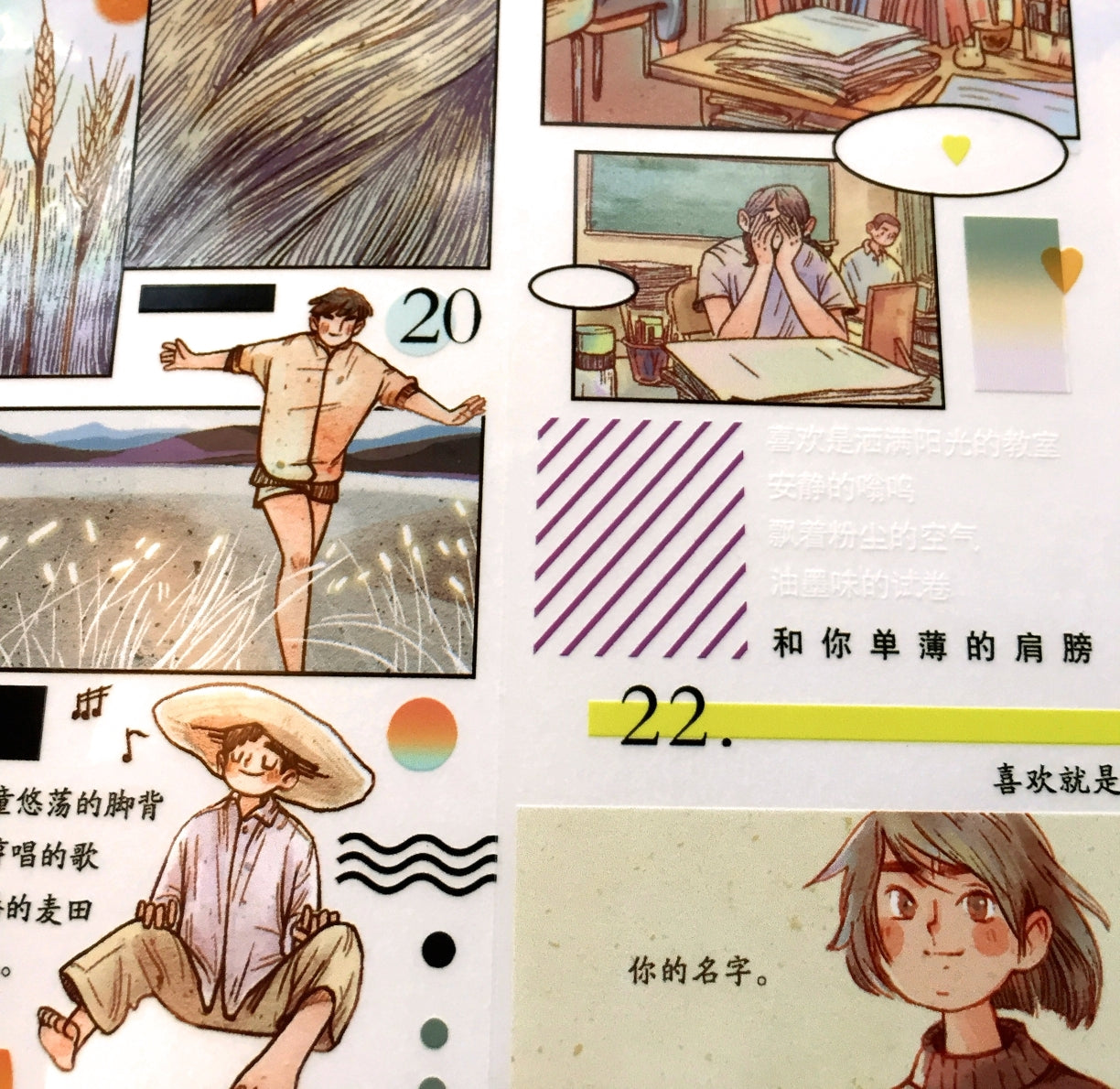 Idako - 22 Stories PET tape (6 cm x 272 cm) SAMPLES