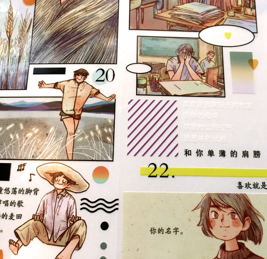 Idako - 22 Stories PET tape (6 cm x 272 cm) SAMPLES