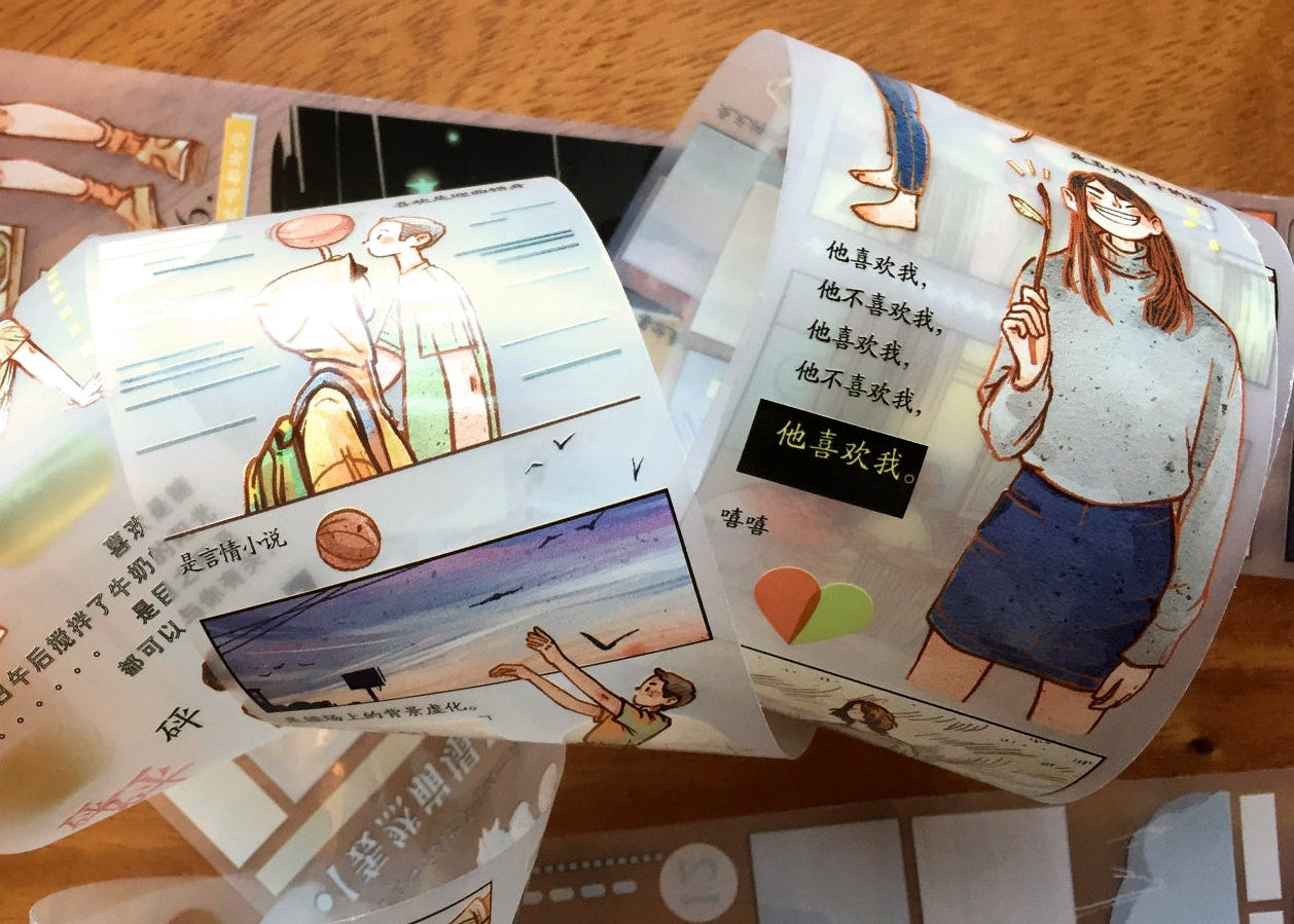 Idako - 22 Stories PET tape (6 cm x 272 cm) SAMPLES