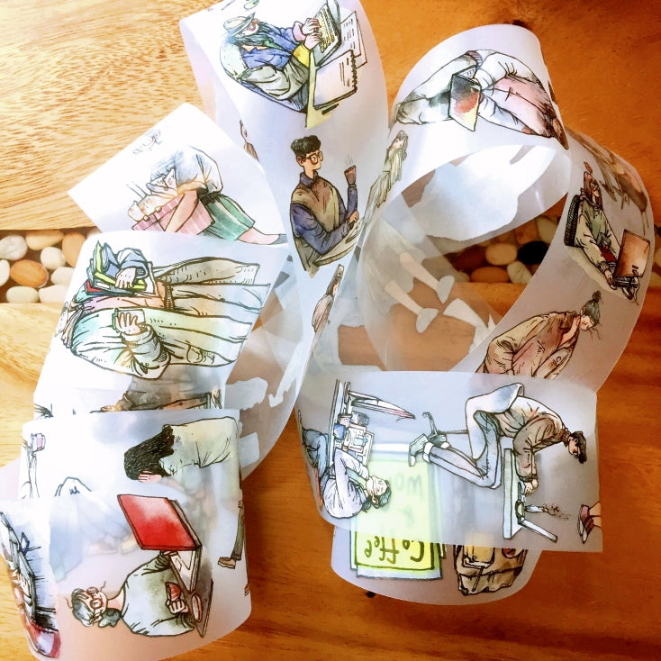 Idako - Weekday PET tape (5 cm x 261 cm) SAMPLES