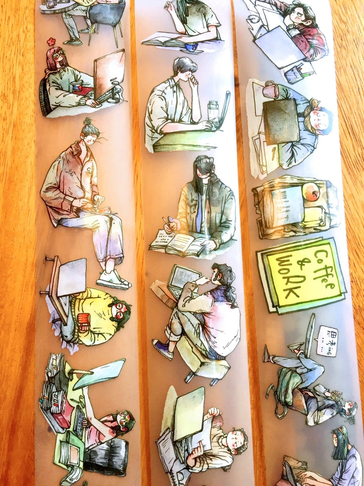 Idako - Weekday PET tape (5 cm x 261 cm) SAMPLES