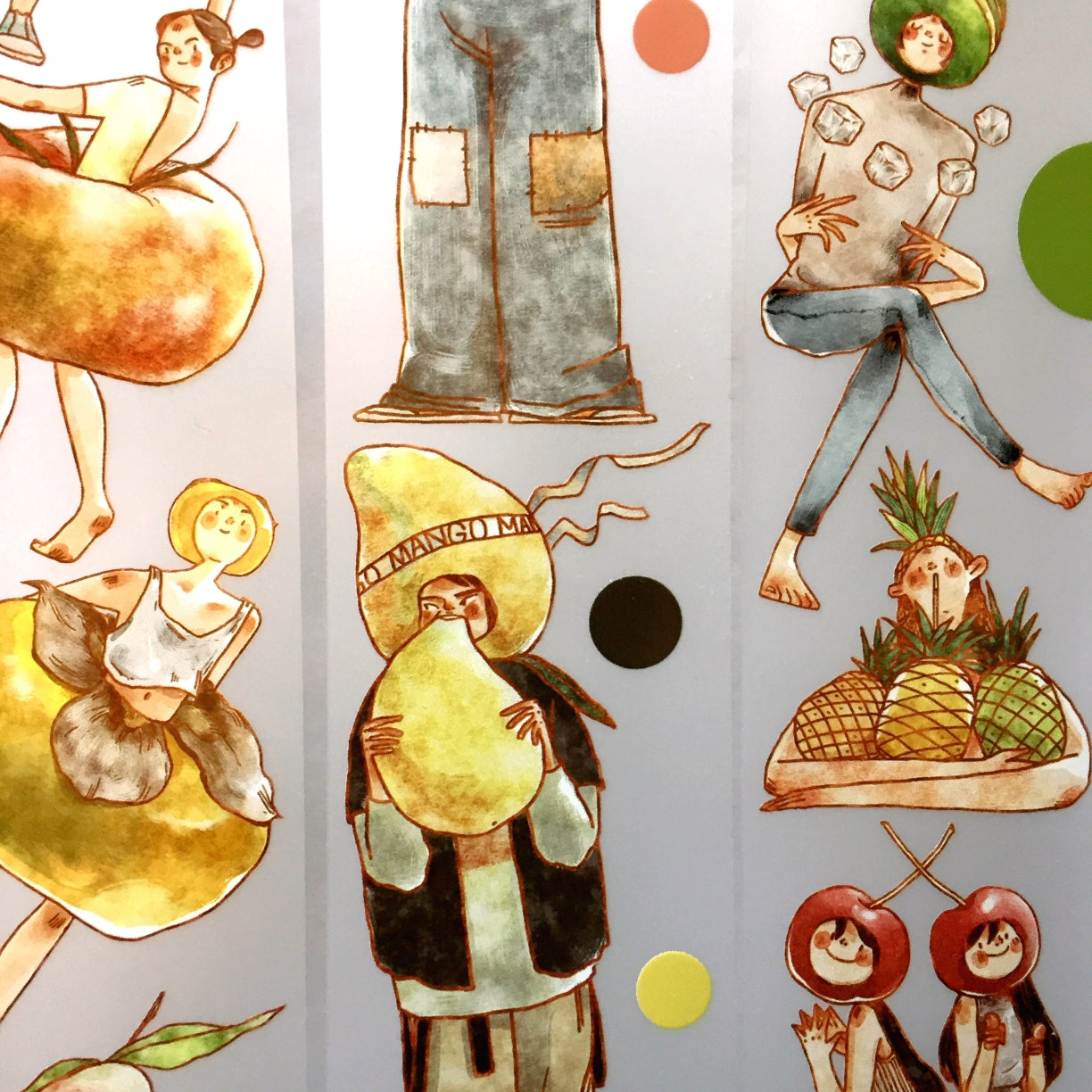 Idako - Fruit Fantasia PET tape (4.5 cm x 247 cm) SAMPLES