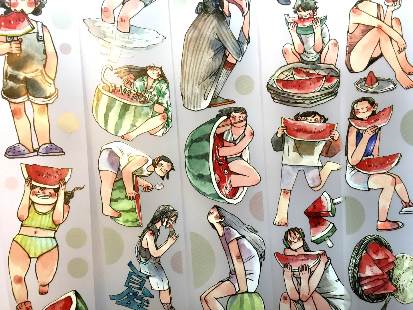 Idako - Season for Watermelons PET tape (4.5 cm x 401 cm) SAMPLES