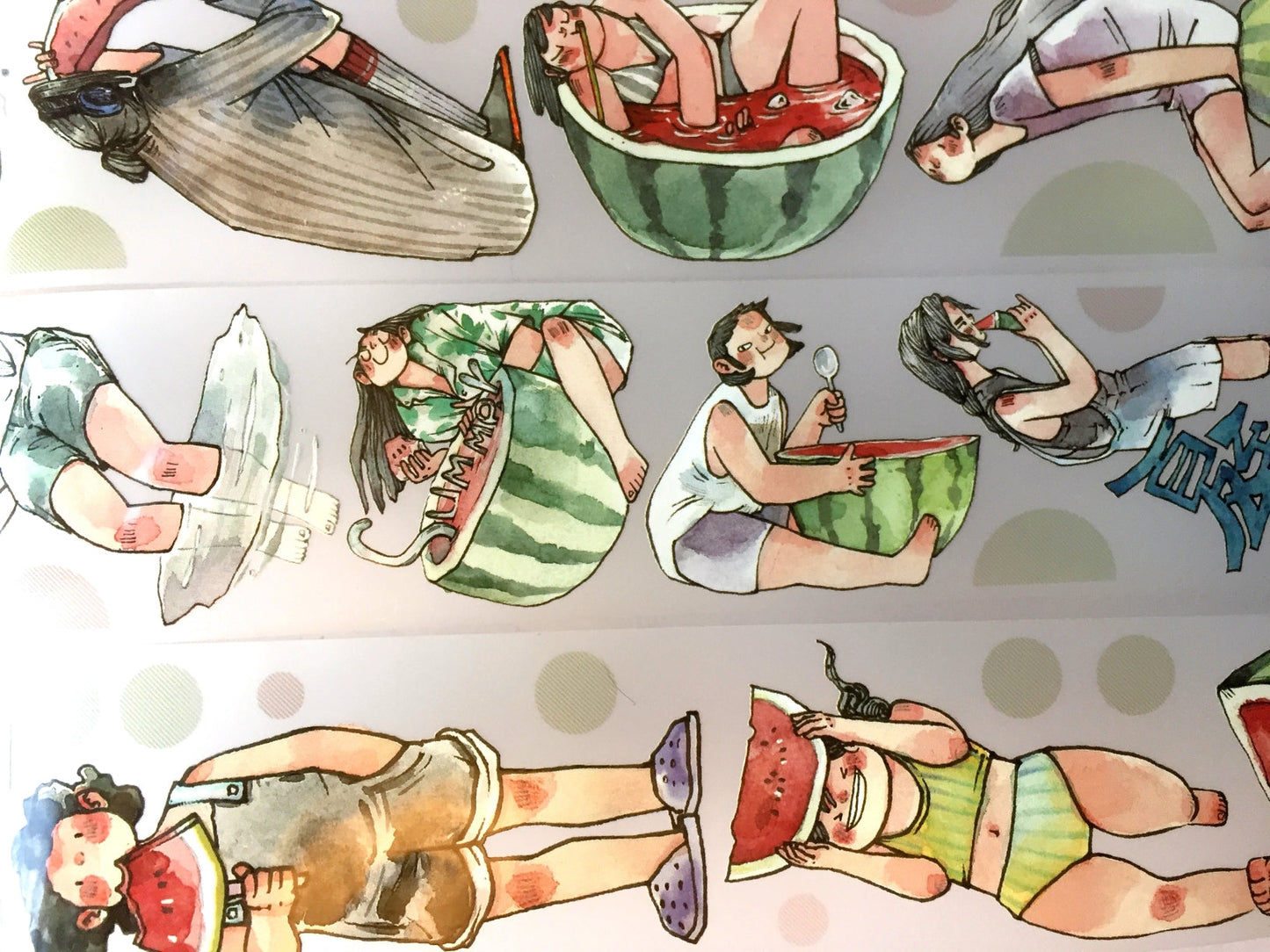 Idako - Season for Watermelons PET tape (4.5 cm x 401 cm) SAMPLES