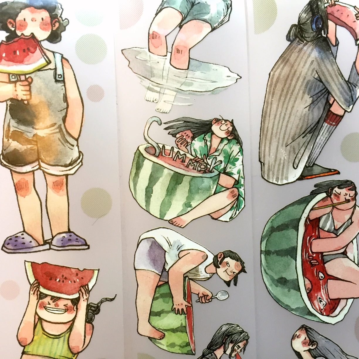 Idako - Season for Watermelons PET tape (4.5 cm x 401 cm) SAMPLES