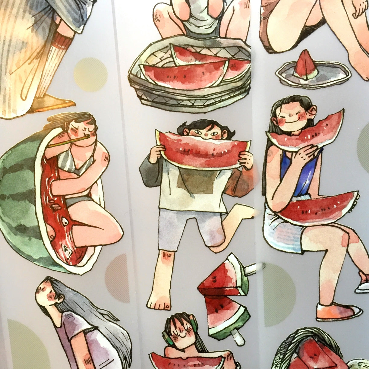 Idako - Season for Watermelons PET tape (4.5 cm x 401 cm) SAMPLES