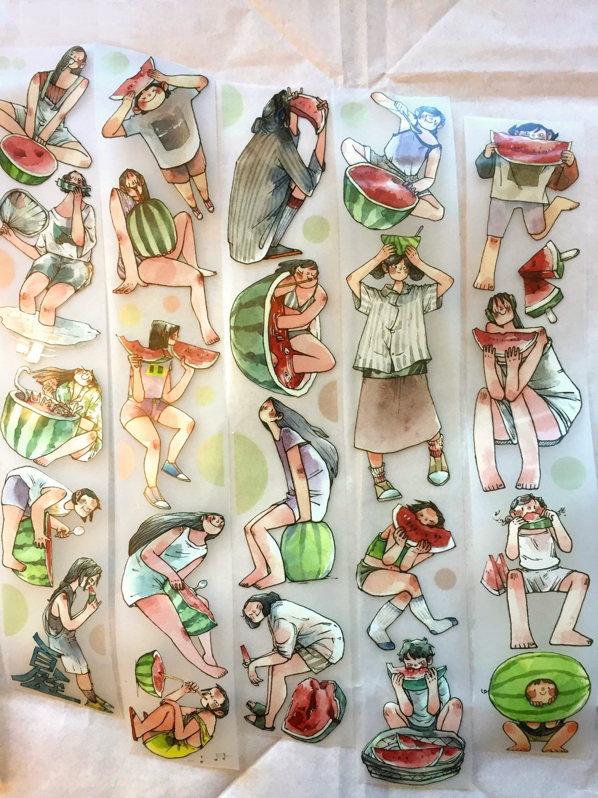 Idako - Season for Watermelons PET tape (4.5 cm x 401 cm) SAMPLES