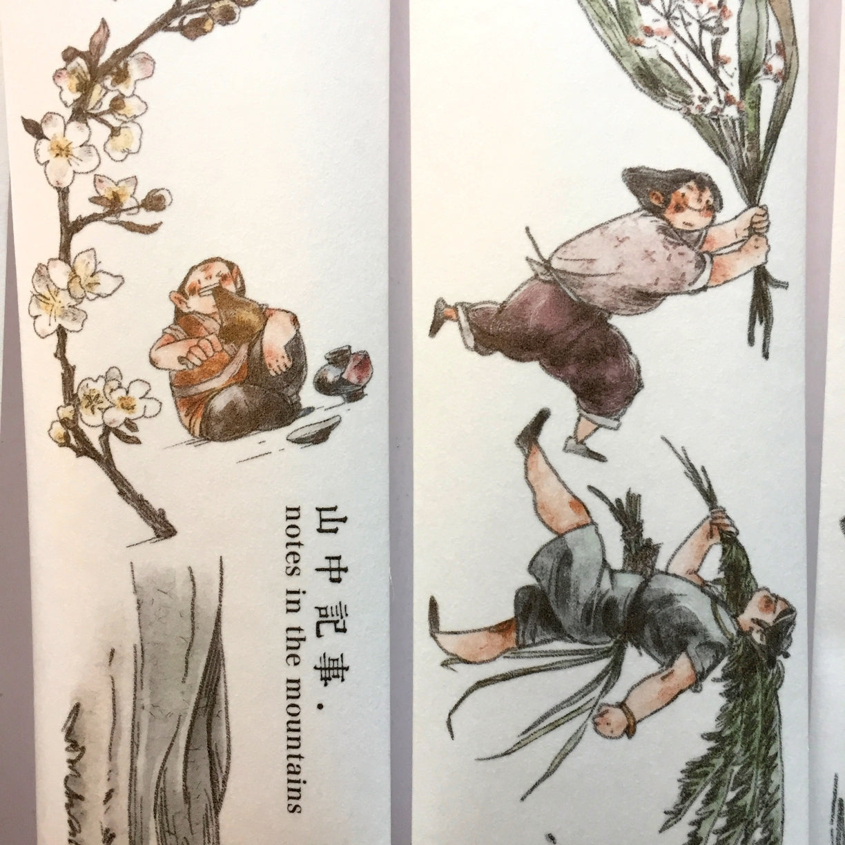 Idako - Notes in the Mountains washi tape SAMPLES