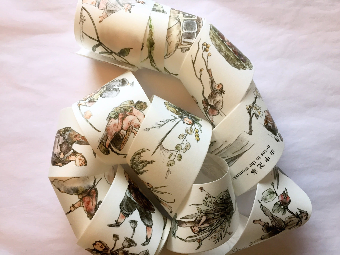 Idako - Notes in the Mountains washi tape SAMPLES