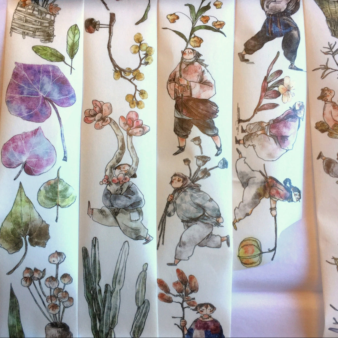 Idako - Notes in the Mountains washi tape SAMPLES