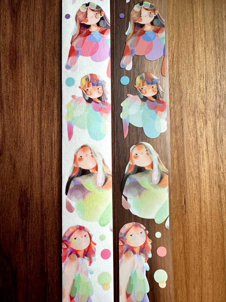 Idako - Fifty Strings washi & PET tape (3 meters) SAMPLES