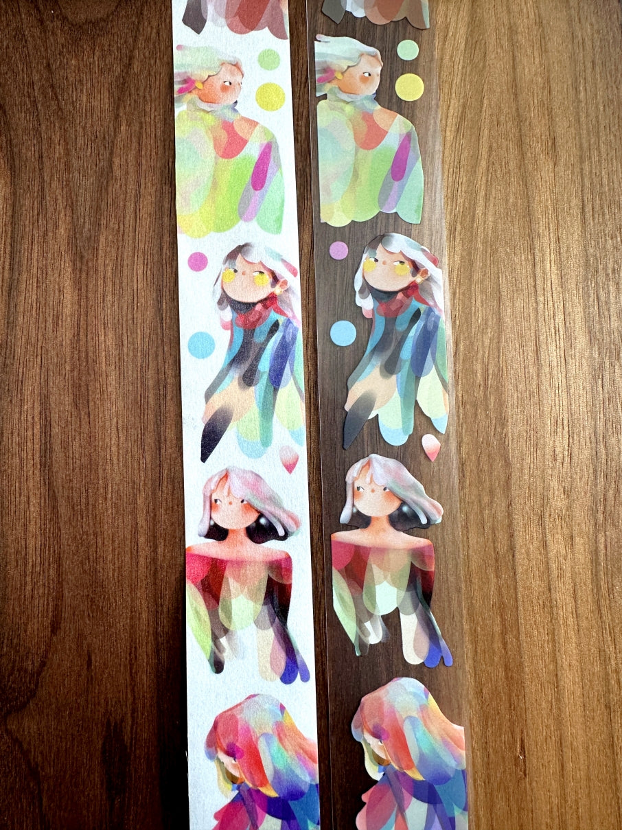 Idako - Fifty Strings washi & PET tape (3 meters) SAMPLES