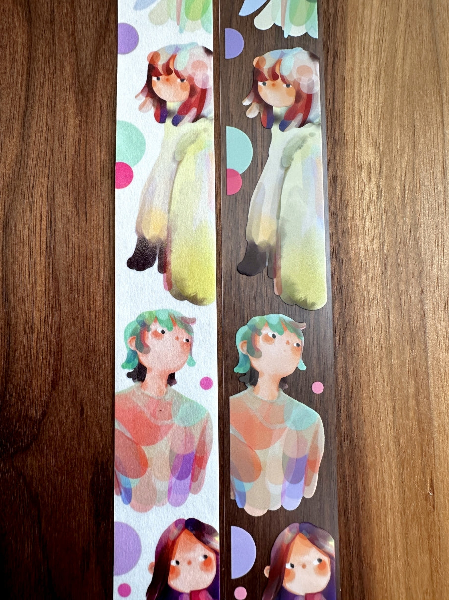 Idako - Fifty Strings washi & PET tape (3 meters) SAMPLES