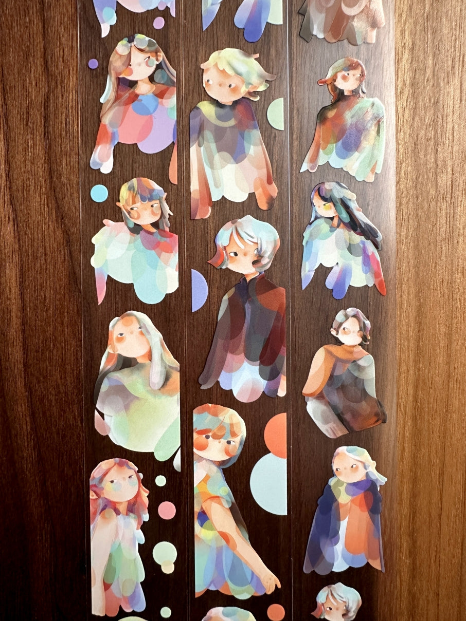 Idako - Fifty Strings washi & PET tape (3 meters) SAMPLES