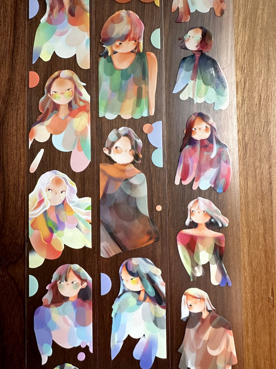 Idako - Fifty Strings washi & PET tape (3 meters) SAMPLES