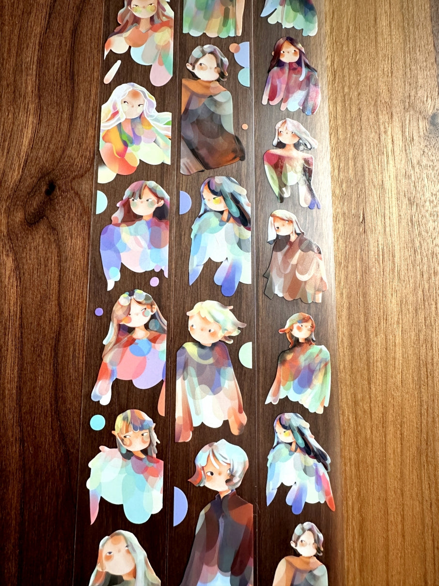 Idako - Fifty Strings washi & PET tape (3 meters) SAMPLES
