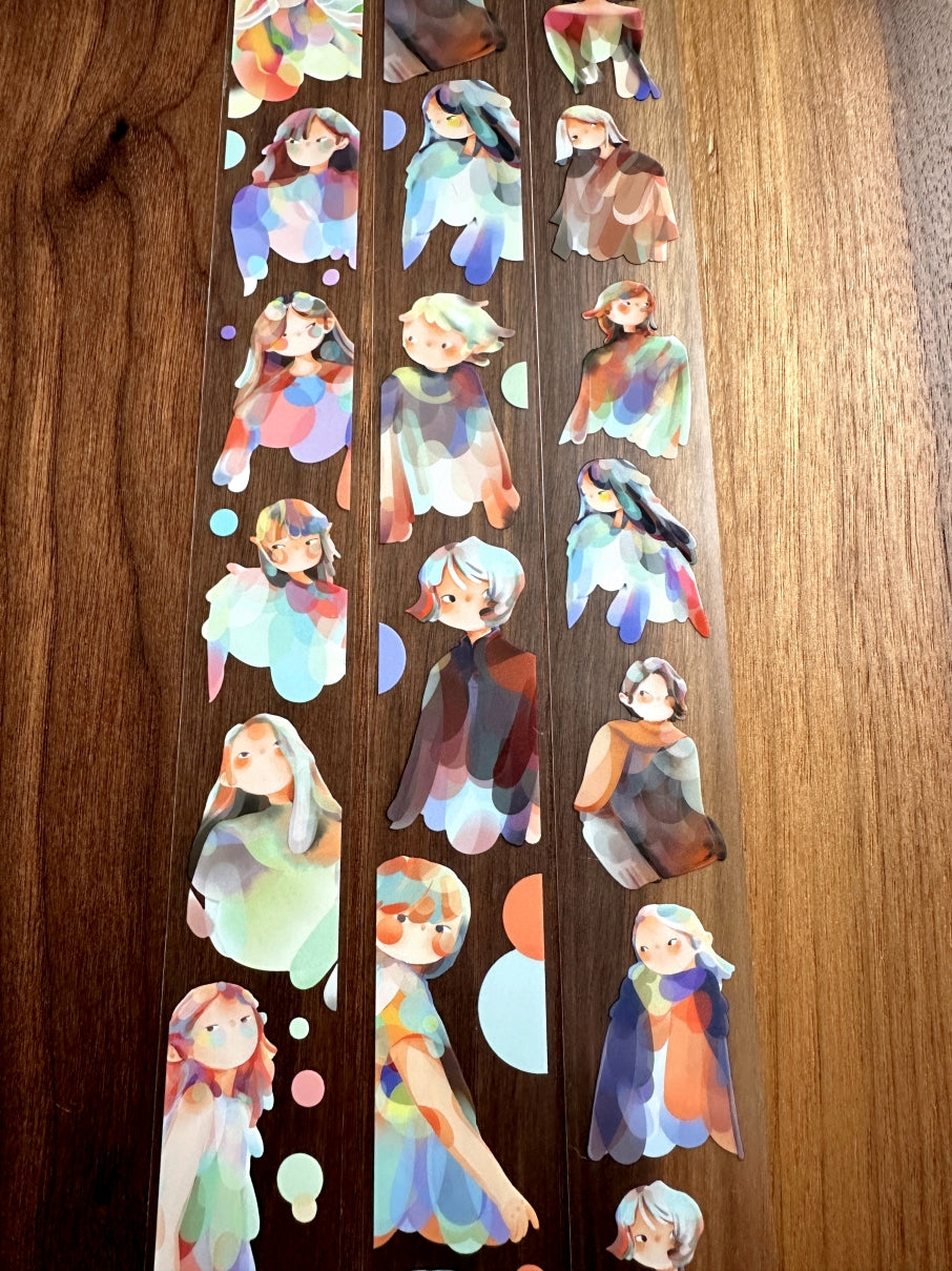 Idako - Fifty Strings washi & PET tape (3 meters) SAMPLES