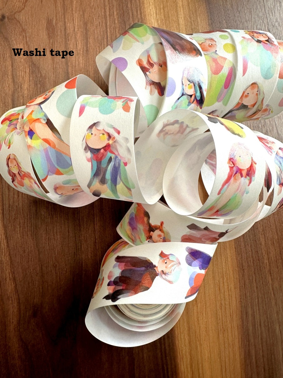 Idako - Fifty Strings washi & PET tape (3 meters) SAMPLES