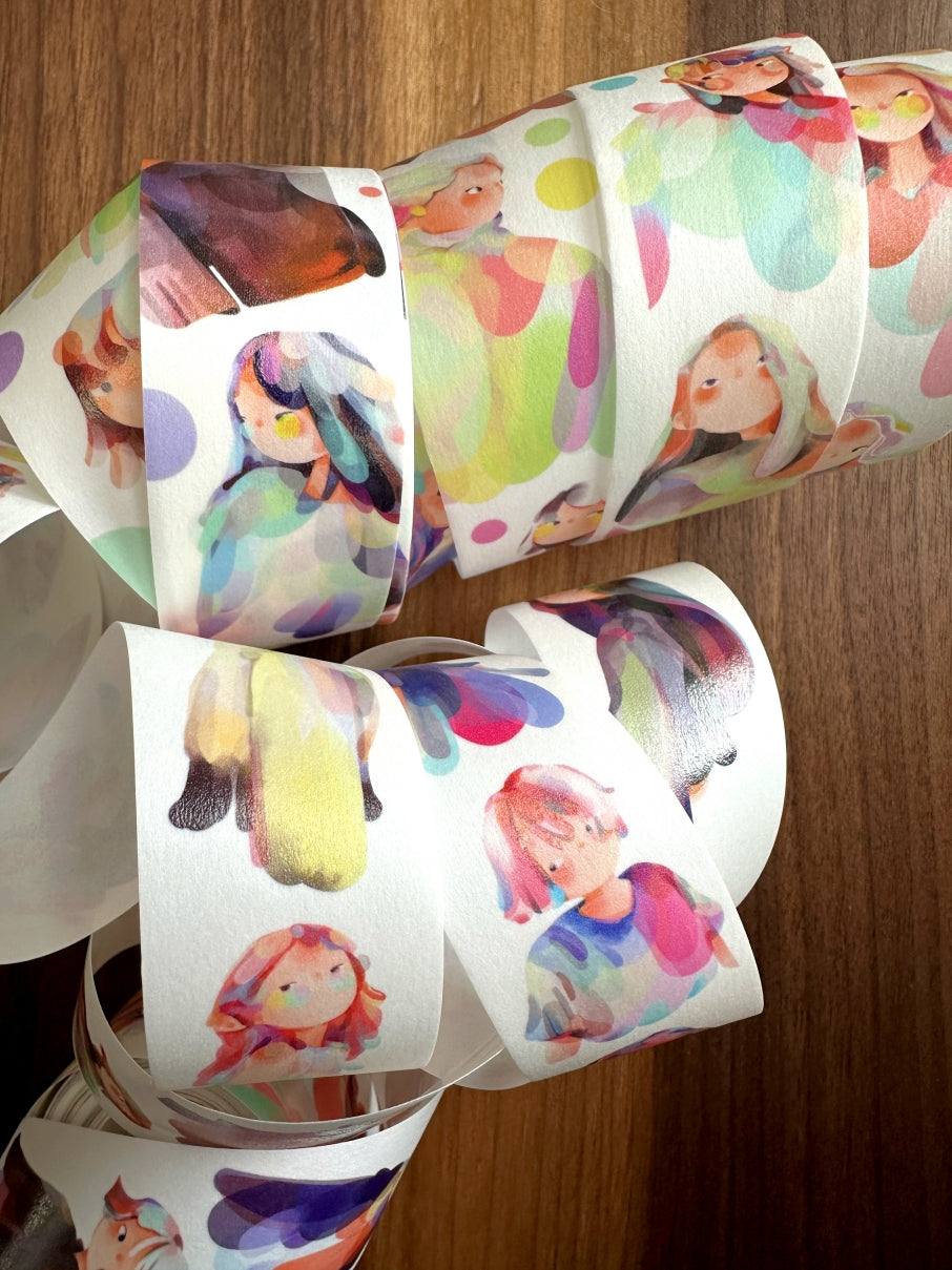 Idako - Fifty Strings washi & PET tape (3 meters) SAMPLES