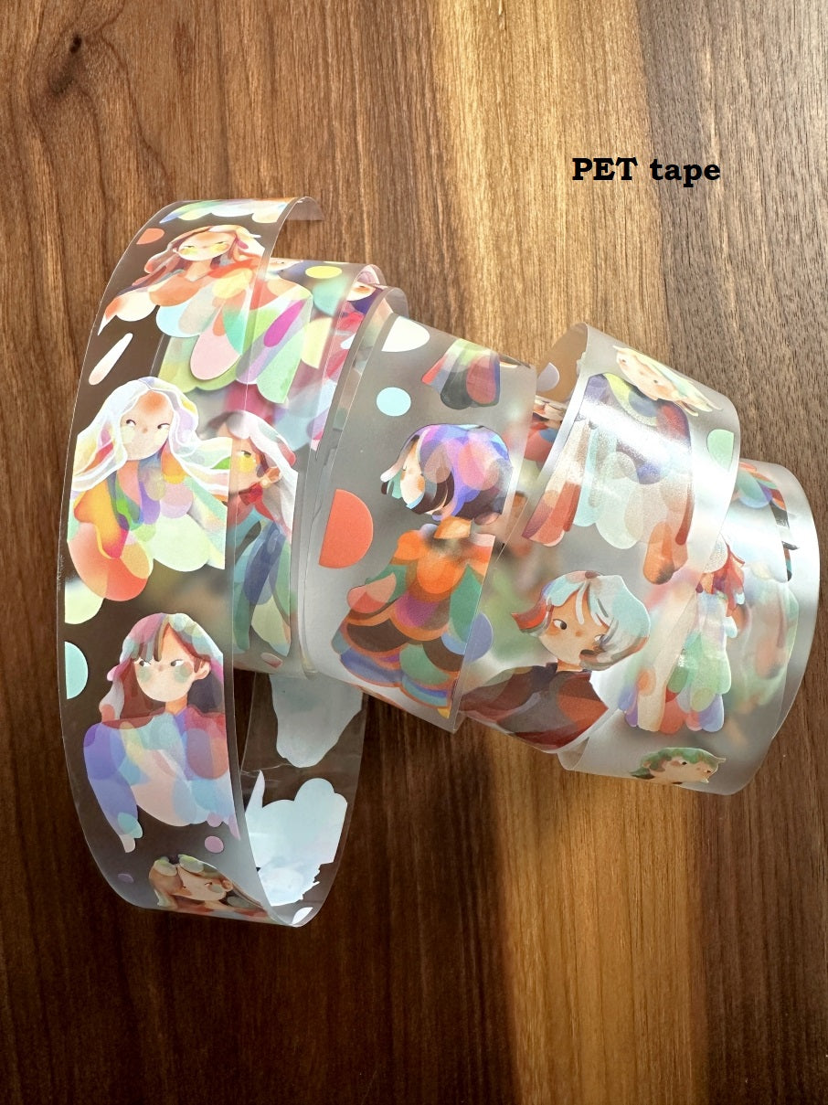 Idako - Fifty Strings washi & PET tape (3 meters) SAMPLES