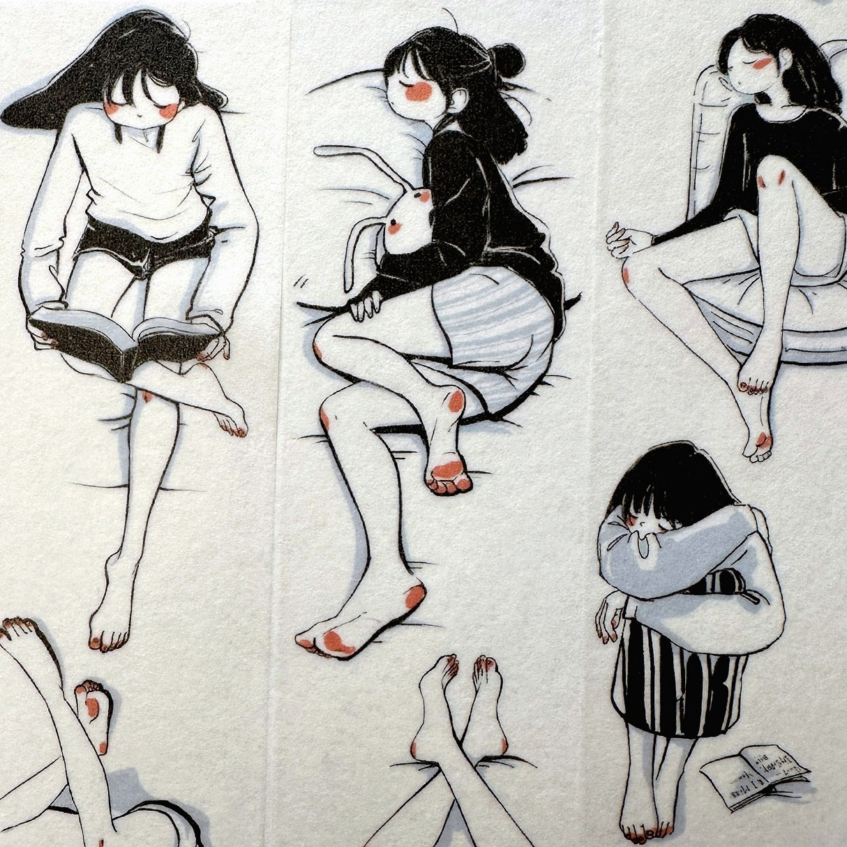 Idako - Autumn Afternoon washi tape SAMPLES