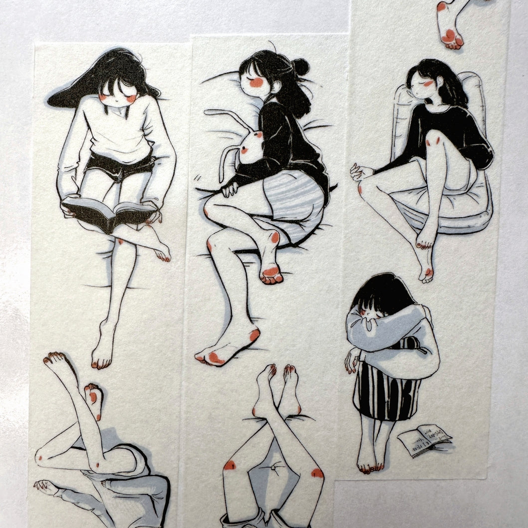 Idako - Autumn Afternoon washi tape SAMPLES