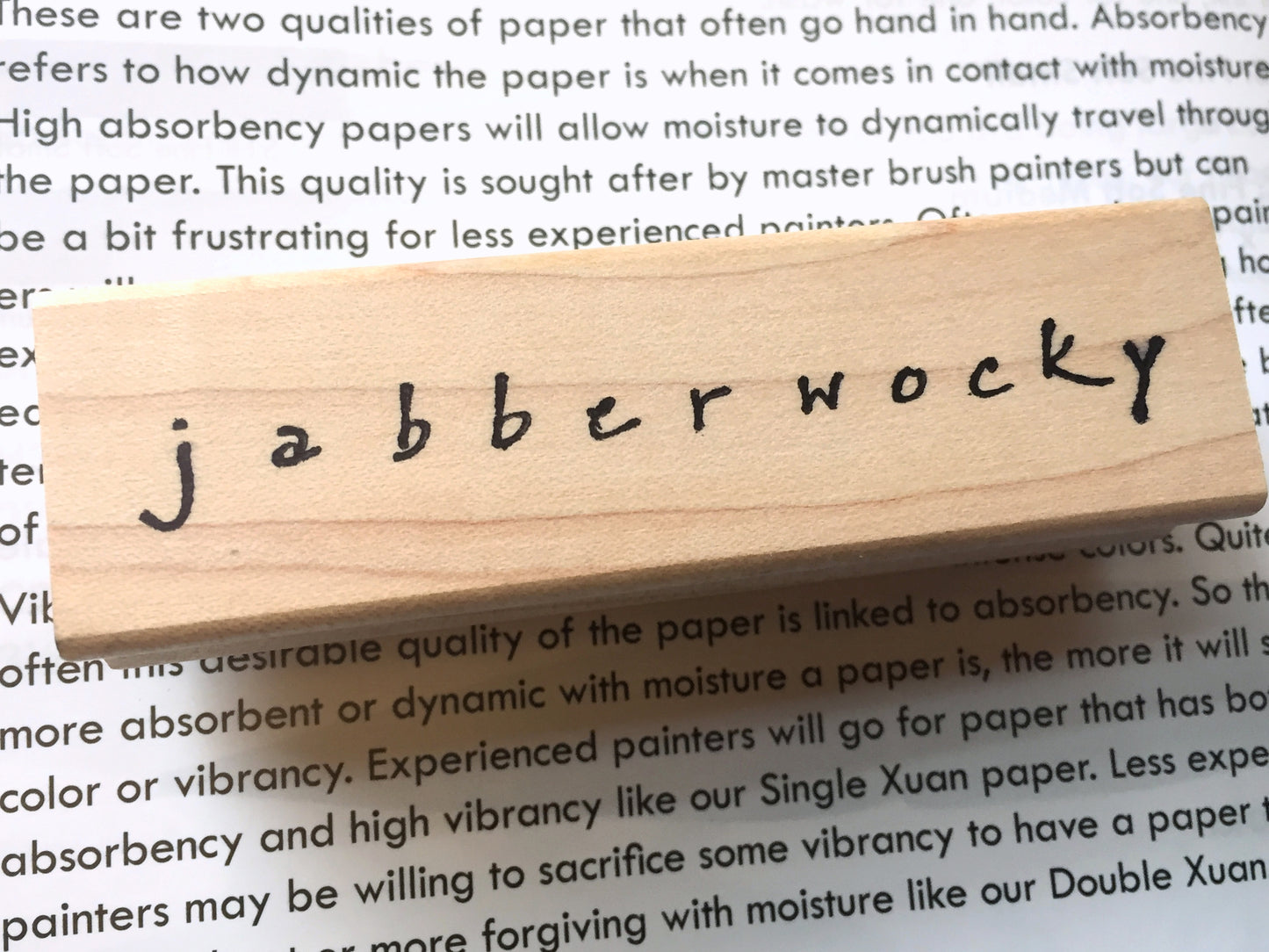 Non-designer - various word stamps for collage journaling | *USED* Destash items [Pre-Loved]