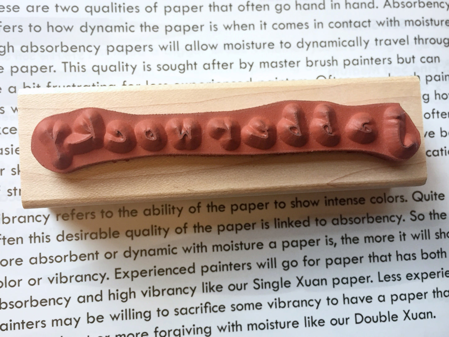 Non-designer - various word stamps for collage journaling | *USED* Destash items [Pre-Loved]